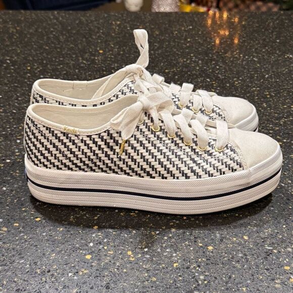 Keds for Kate Spade New York Triple Up Multi Woven Sneaker. Size 9.5. - Picture 5 of 11